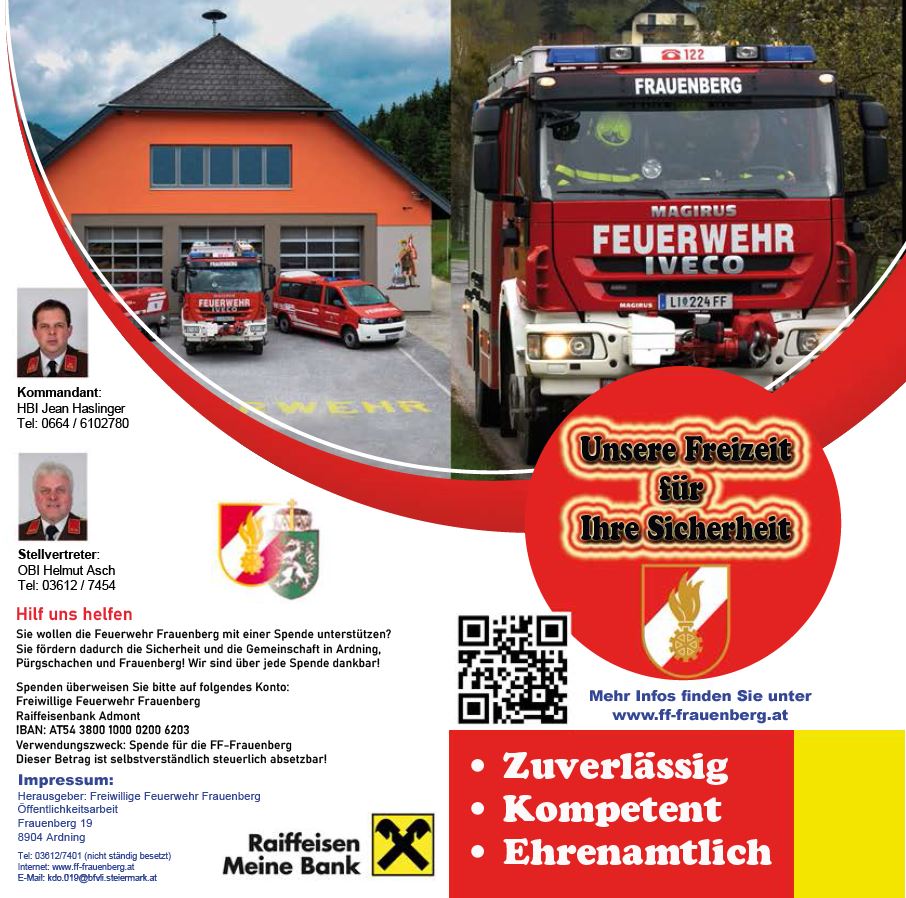 Absage Haussammlungen Flyer Ff Frauenberg